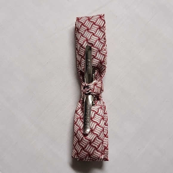 Mid-century Vintage Men's Clip-on Bowtie Best Clip USA - Picture 2 of 8